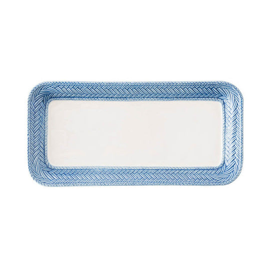 Le Panier White/Delft Hostess Tray by Juliska