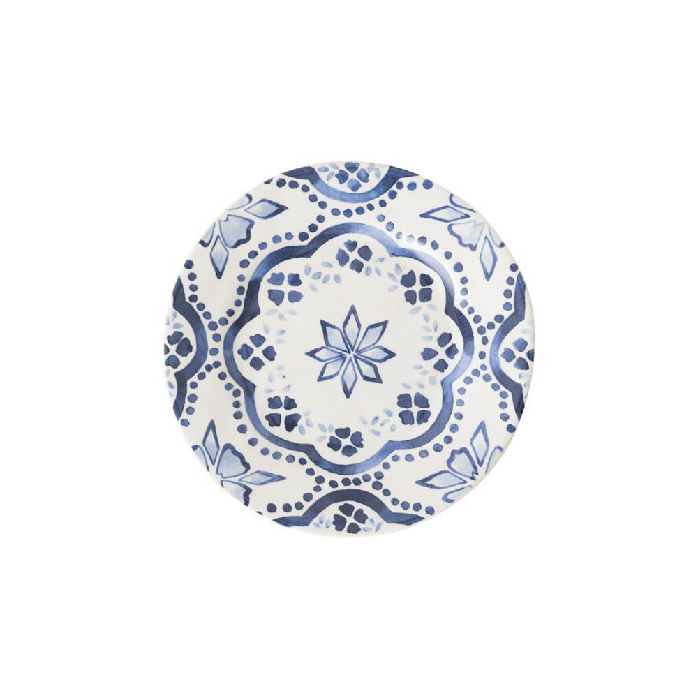 Wanderlust Iberian Journey Indigo Cocktail Plate by Juliska