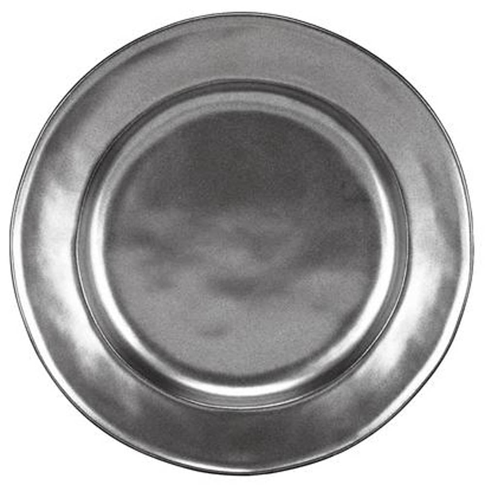 Pewter Stoneware Round Dessert/Salad Plate by Juliska