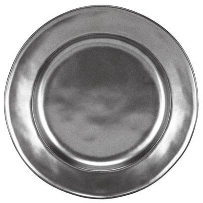 Pewter Stoneware Round Dessert/Salad Plate by Juliska