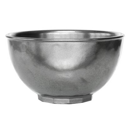 Pewter Stoneware Cereal/Ice Cream Bowl by Juliska