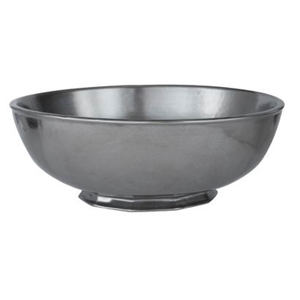 Pewter Stoneware Medium Serving Bowl by Juliska