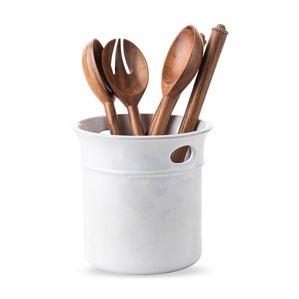 Puro Whitewash Utensil Crock by Juliska