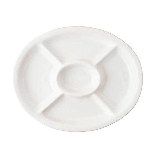 Puro Crudite Platter - Whitewash by Juliska