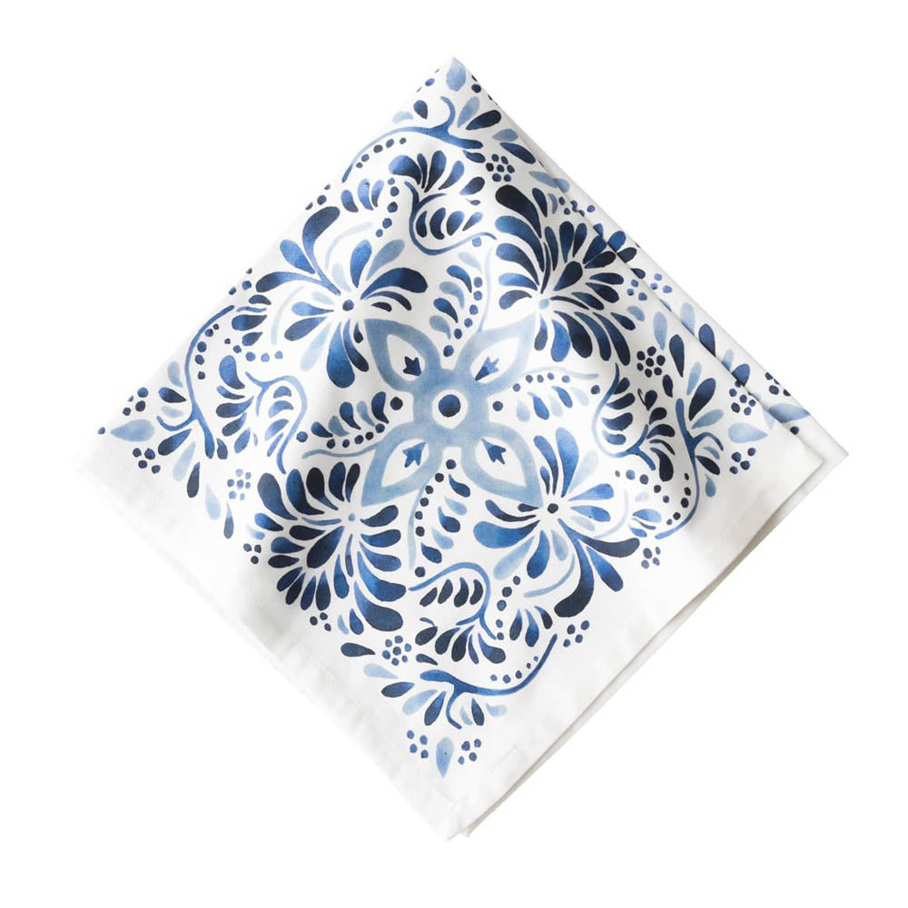 Iberian Journey Indigo Napkin by Juliska