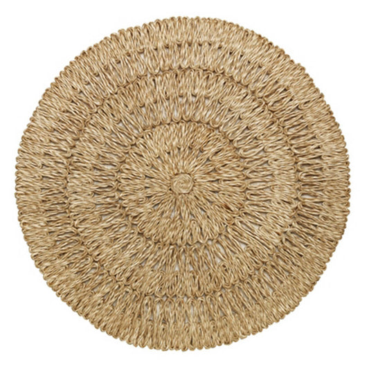 Natural Straw Loop Placemat by Juliska