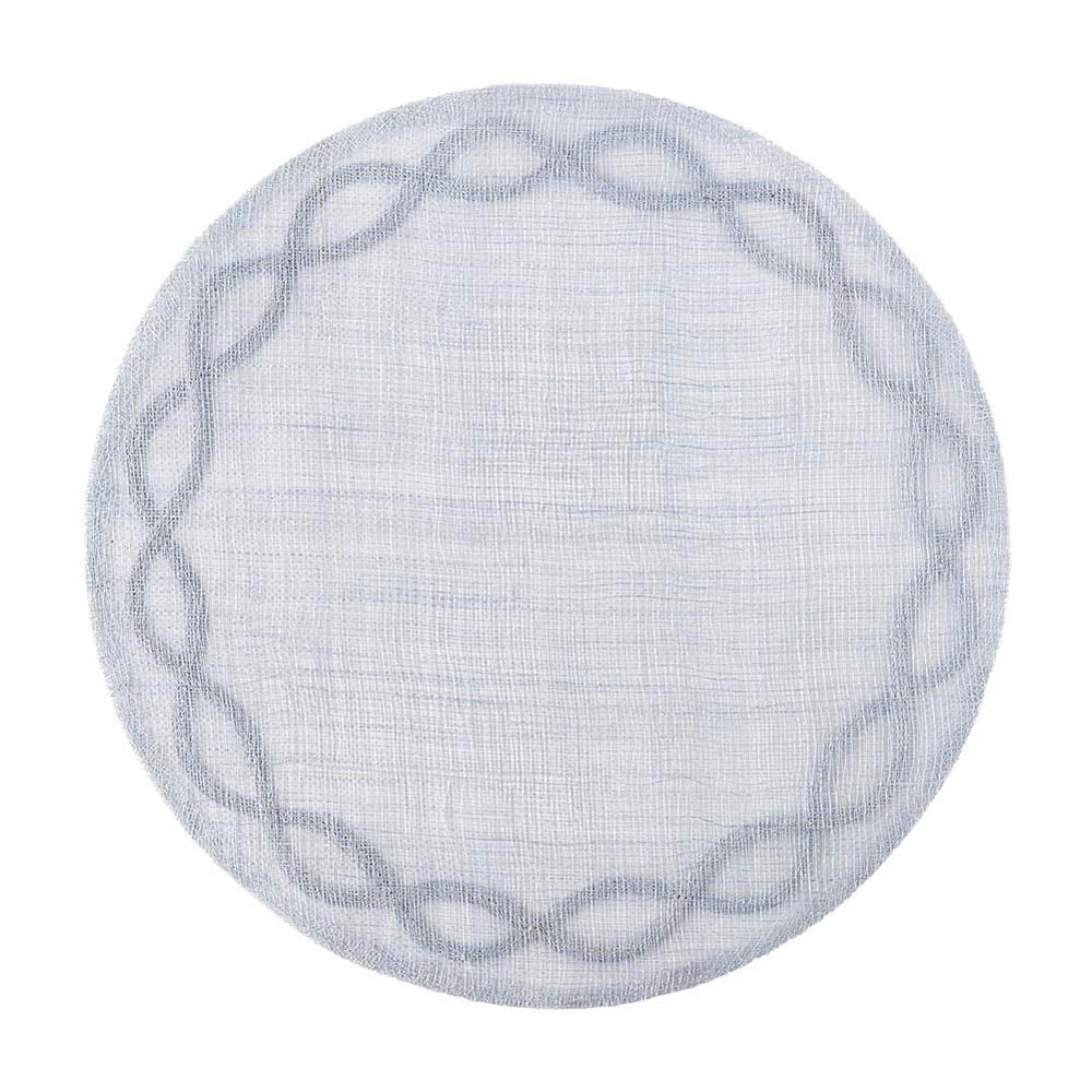 Tuileries Garden Chambray Round Placemat by Juliska