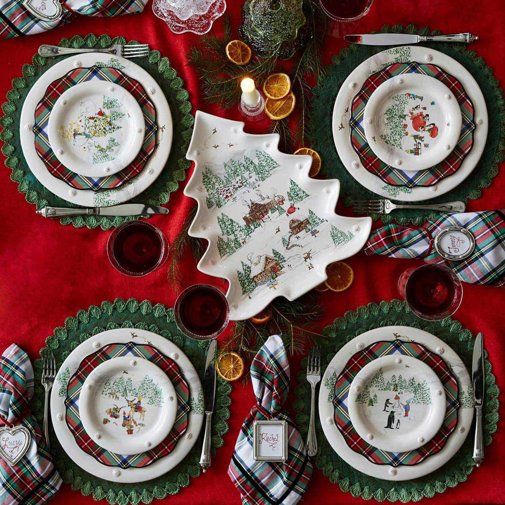 Isadora Placemat - Evergreen by Juliska Additional Image-1