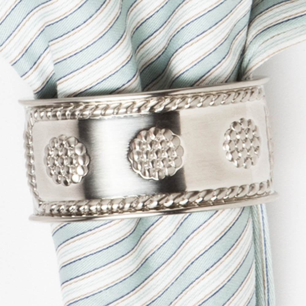 Berry & Thread Napkin Ring - Silver by Juliska