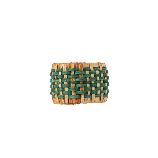 Woven Napkin Ring - Green by Juliska