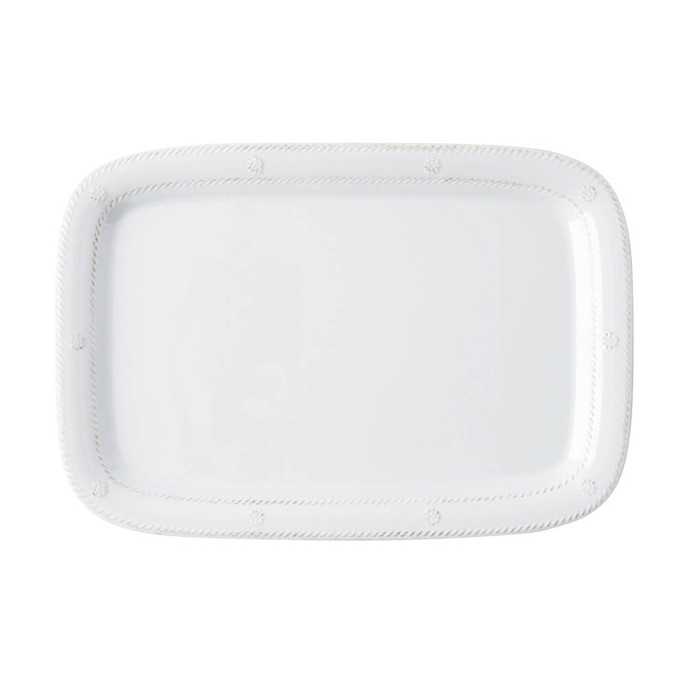 Al Fresco Berry & Thread White 16" Serving Tray by Juliska