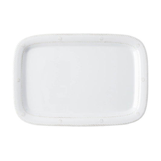 Al Fresco Berry & Thread White 16" Serving Tray by Juliska