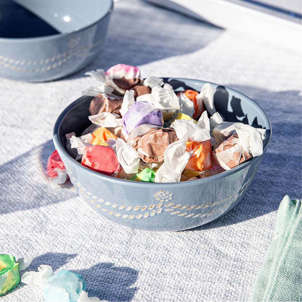 Berry & Thread Chambray Melamine Cereal/Ice Cream Bowl by Juliska Additional Image-1