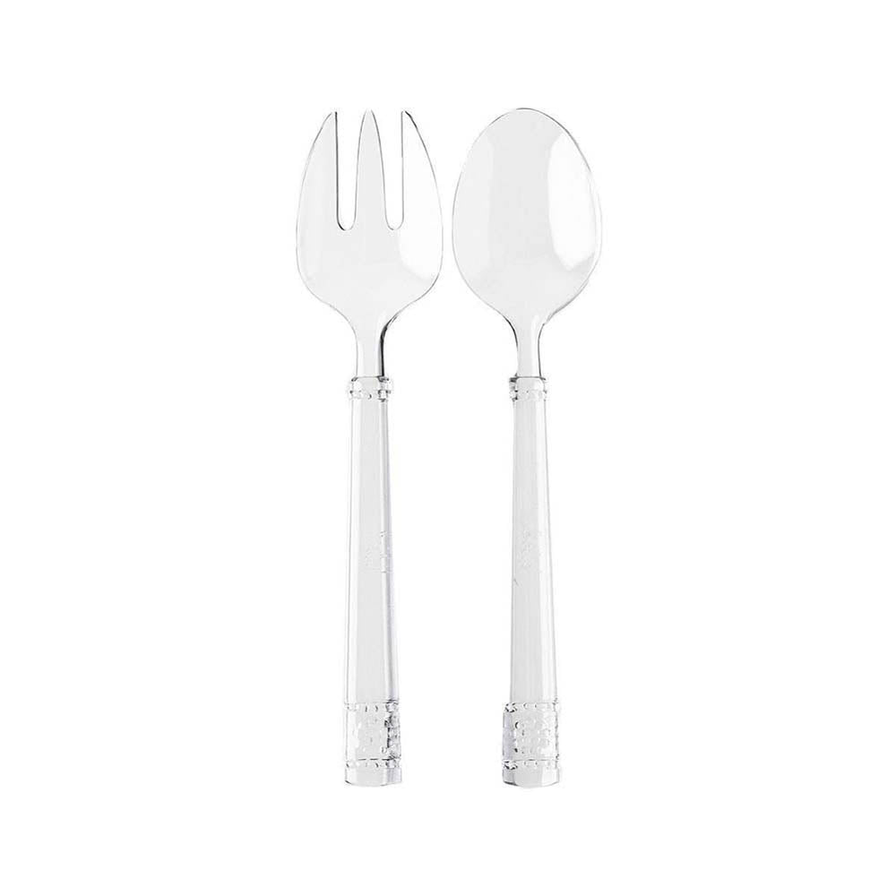 Isabella Acrylic Salad Servers by Juliska