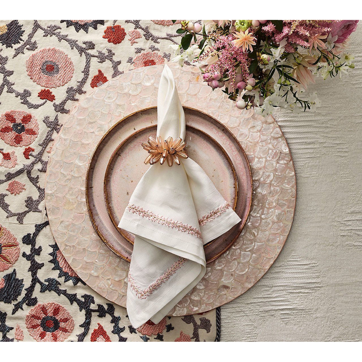 Jardin Napkin - Set of 4 by Kim Seybert Additional Image-11