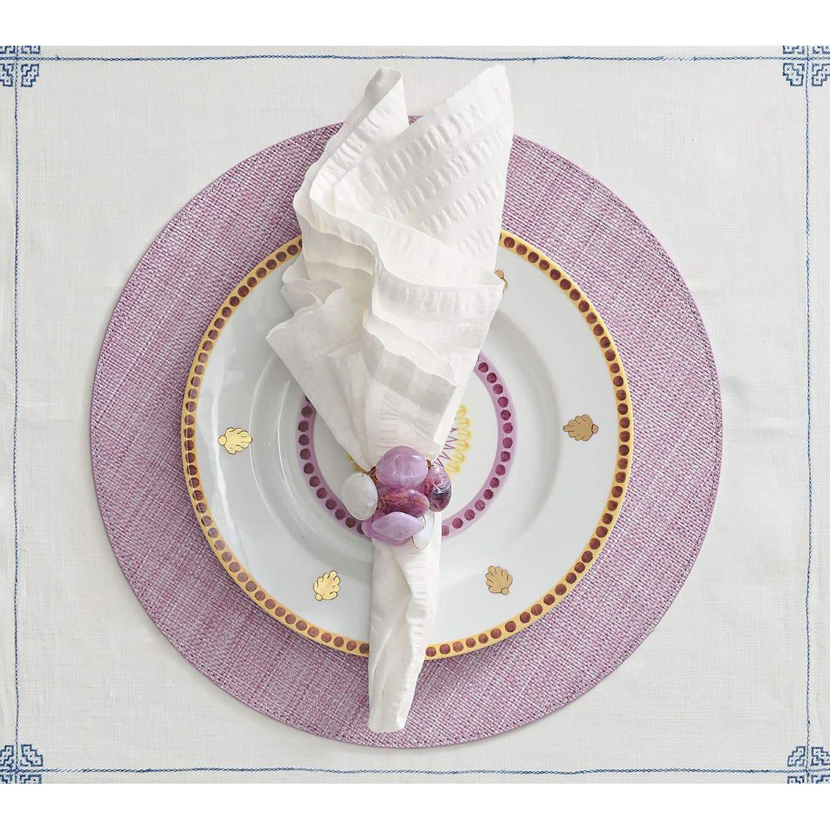 Seersucker Napkin - Set of 4 by Kim Seybert Additional Image-13