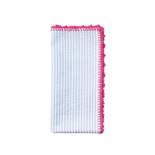Seersucker Napkin - Set of 4 by Kim Seybert Additional Image-5