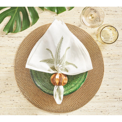 Palm Coast Napkin - Set of 4 by Kim Seybert Additional Image-1