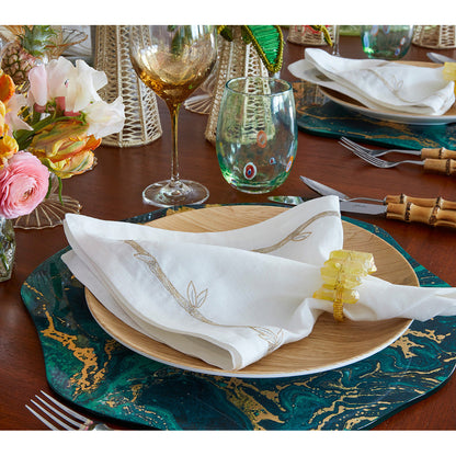 Bamboo Napkin - Set of 4 by Kim Seybert Additional Image-3