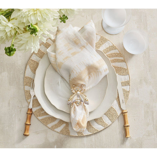 Glam Fly Napkin Ring - Set of 4 in a Gift Box by Kim Seybert Additional Image-1