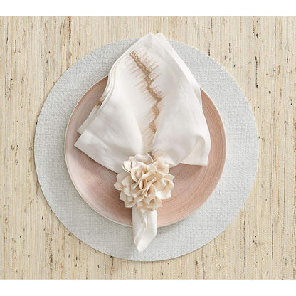 Dahlia Napkin Ring in Ivory - Set of 4 by Kim Seybert Additional Image-1