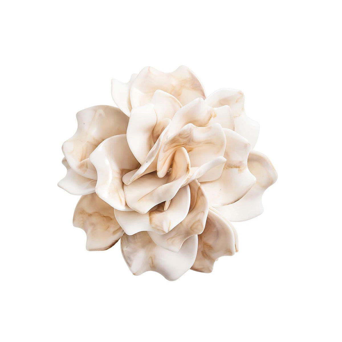 Dahlia Napkin Ring in Ivory - Set of 4 by Kim Seybert Additional Image-7