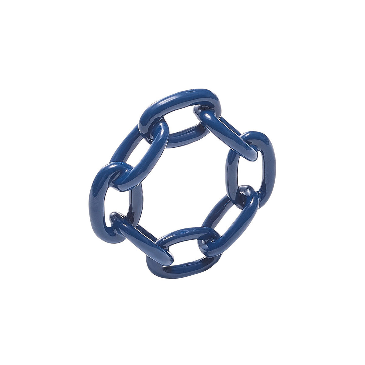 Enamel Chain Link Napkin Ring - Set of 4 by Kim Seybert
