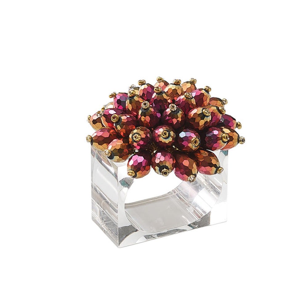 Zinnia Napkin Ring - Set of 4 by Kim Seybert