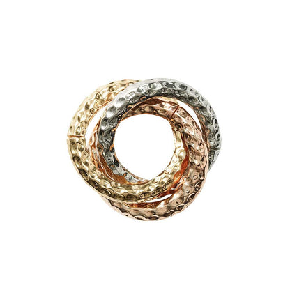 Trinity Napkin Ring in Multi, Set of 4 in a Gift Box by Kim Seybert