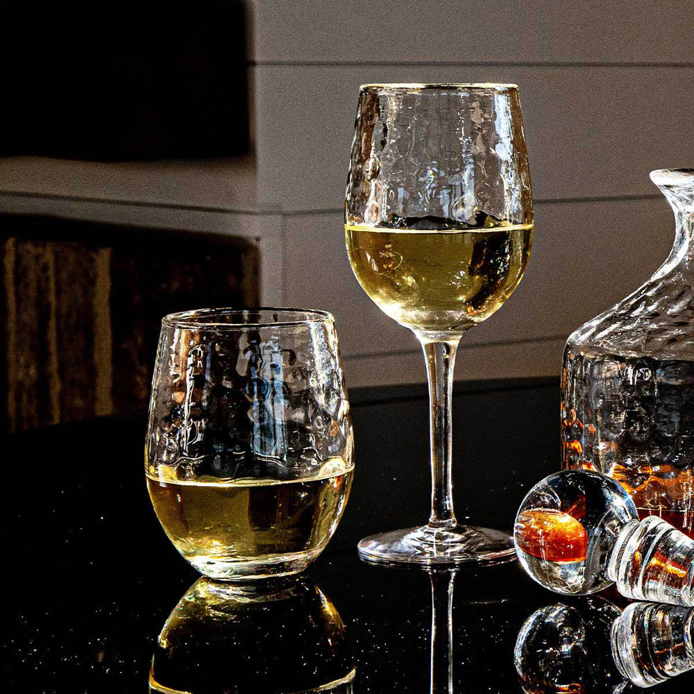 Puro Stemless White Wine Glass by Juliska Additional Image-2
