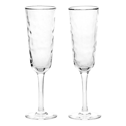 Puro Toasting Flute Set of 2 by Juliska