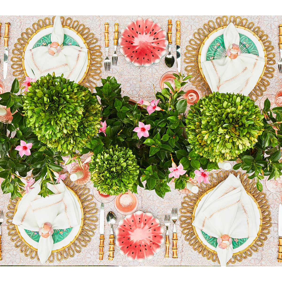 Boho Placemat in Natural - Set of 4 by Kim Seybert Additional Image-5
