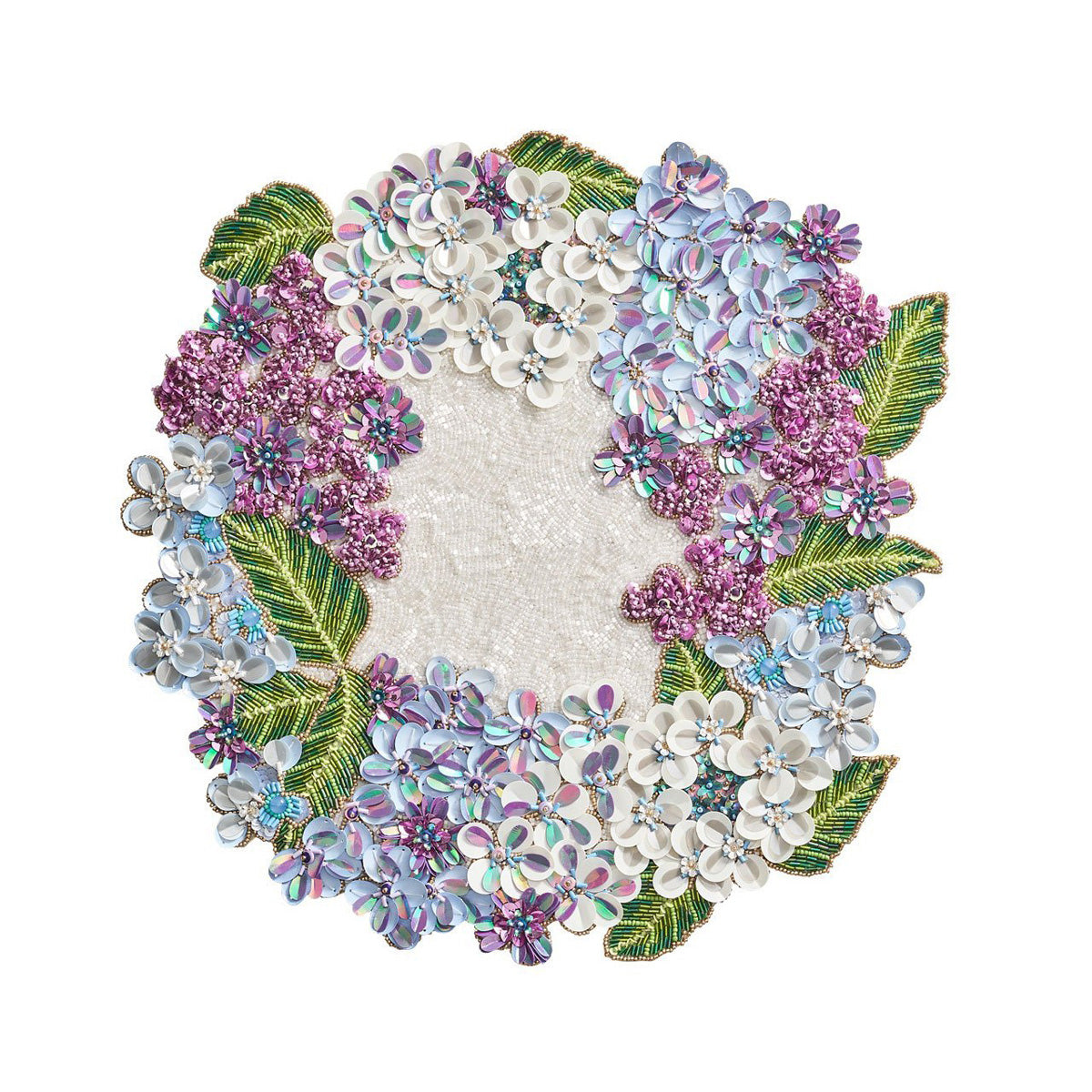 Hydrangea Placemat in Multi - Set of 2 by Kim Seybert