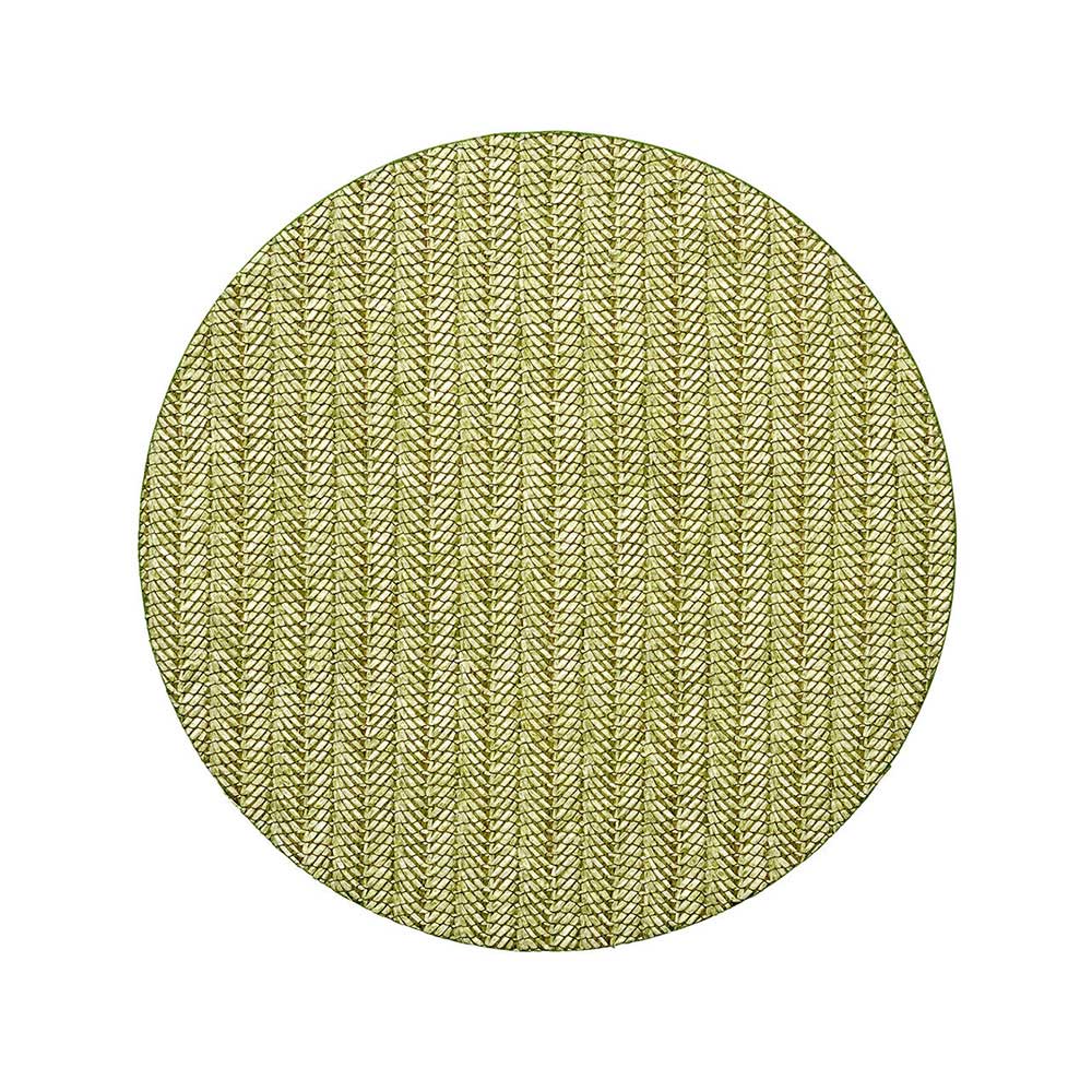 Chevron Placemat in Moss, Set of 4 by Kim Seybert