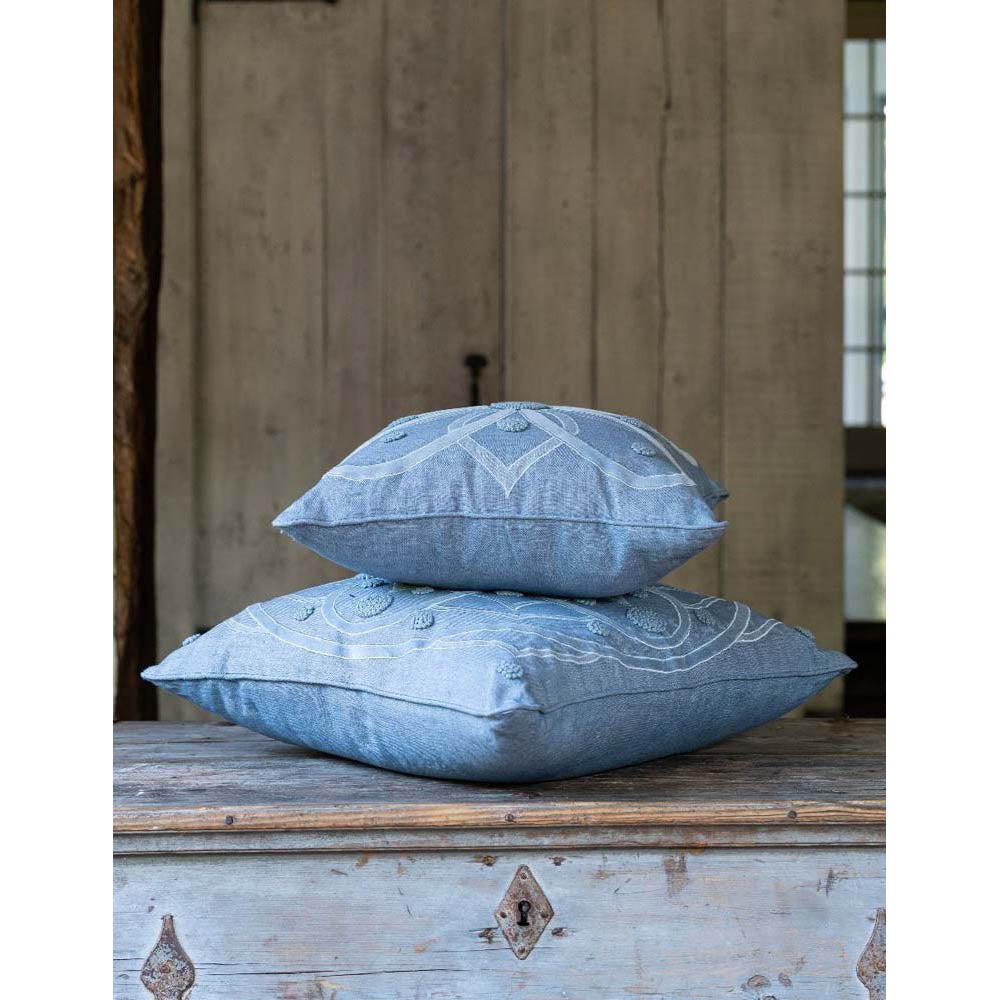 Berry & Thread Chambray 22" Pillow by Juliska Additional Image-5