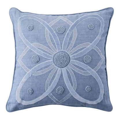 Berry & Thread Chambray 18" Pillow by Juliska