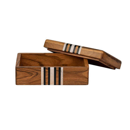 Stonewood Stripe Rectangle Box by Juliska Additional Image-1