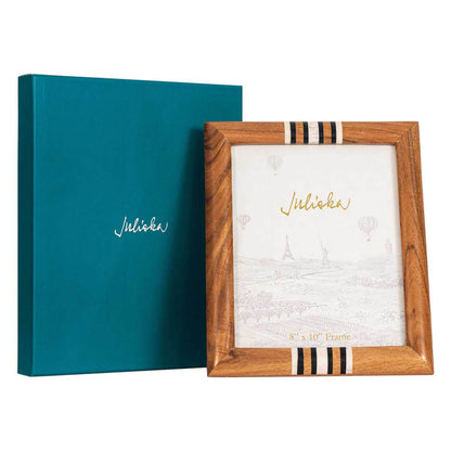 Stonewood Stripe Frame - 8 in x 10 in by Juliska