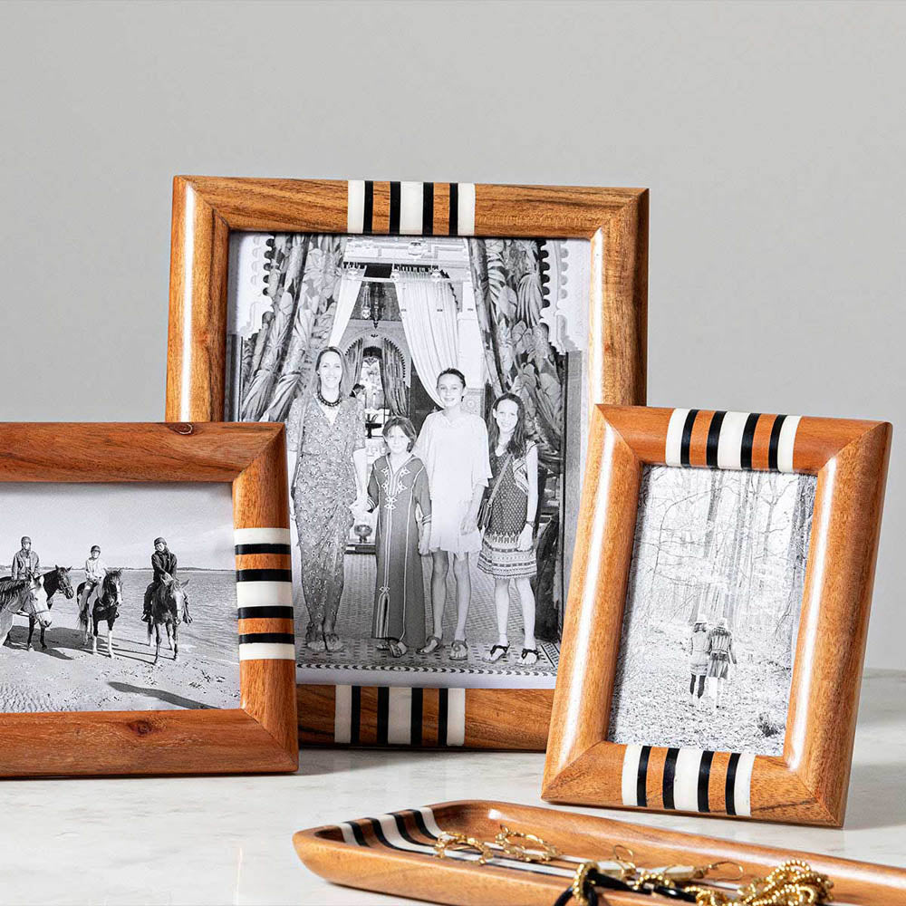 Stonewood Stripe Frame - 8 in x 10 in by Juliska Additional Image-4