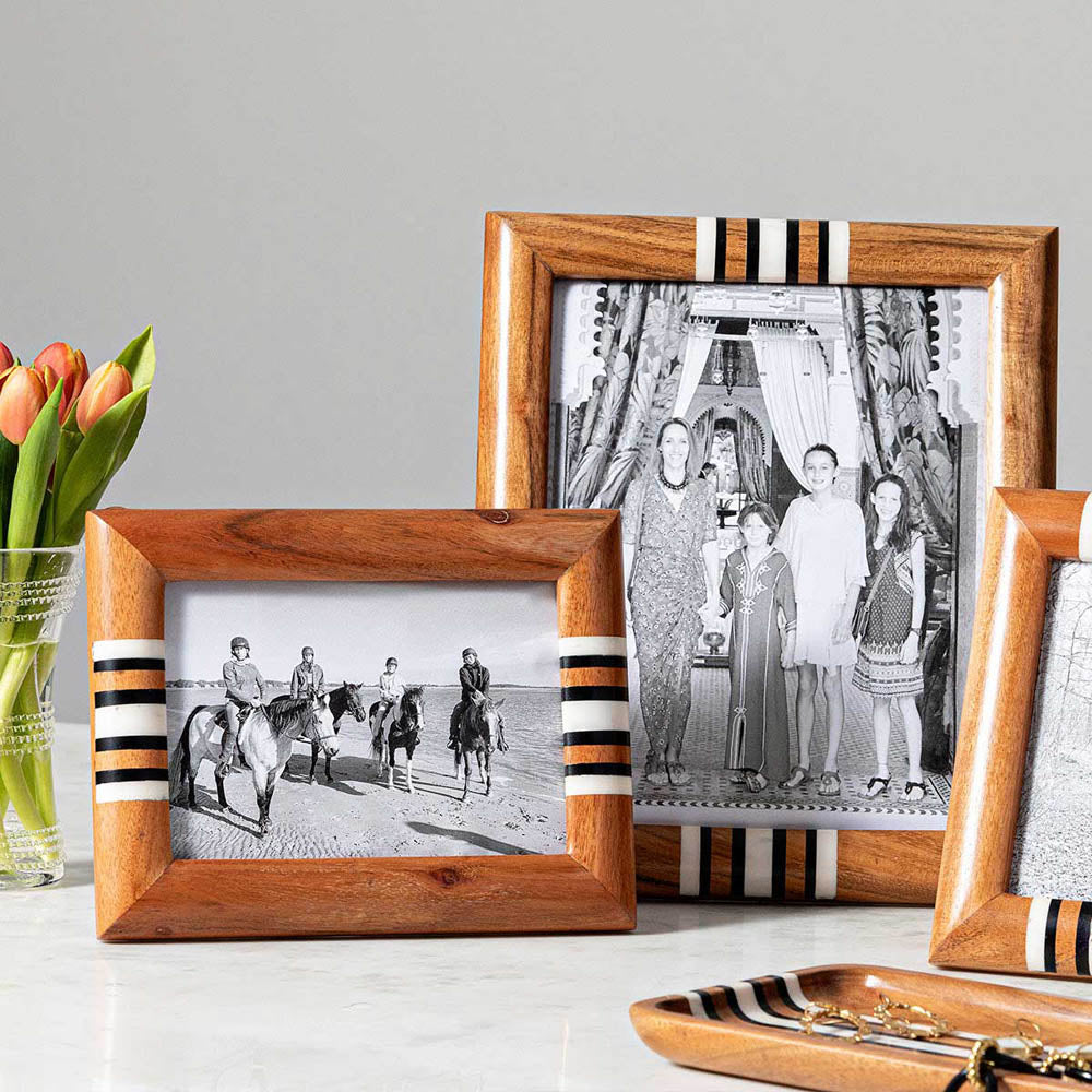 Stonewood Stripe Frame - 5 in x 7 in by Juliska Additional Image-4