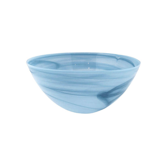 Alabaster Aqua Medium Bowl by Mariposa