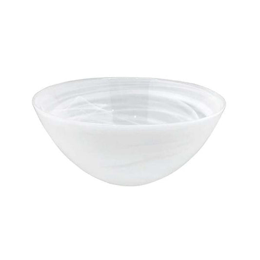 Alabaster White Medium Bowl by Mariposa