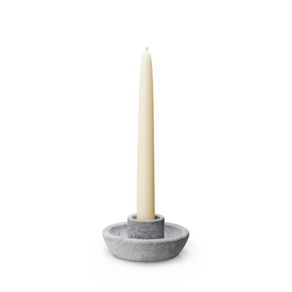 Alpine Soapstone Taper Candle Holder by Simon Pearce