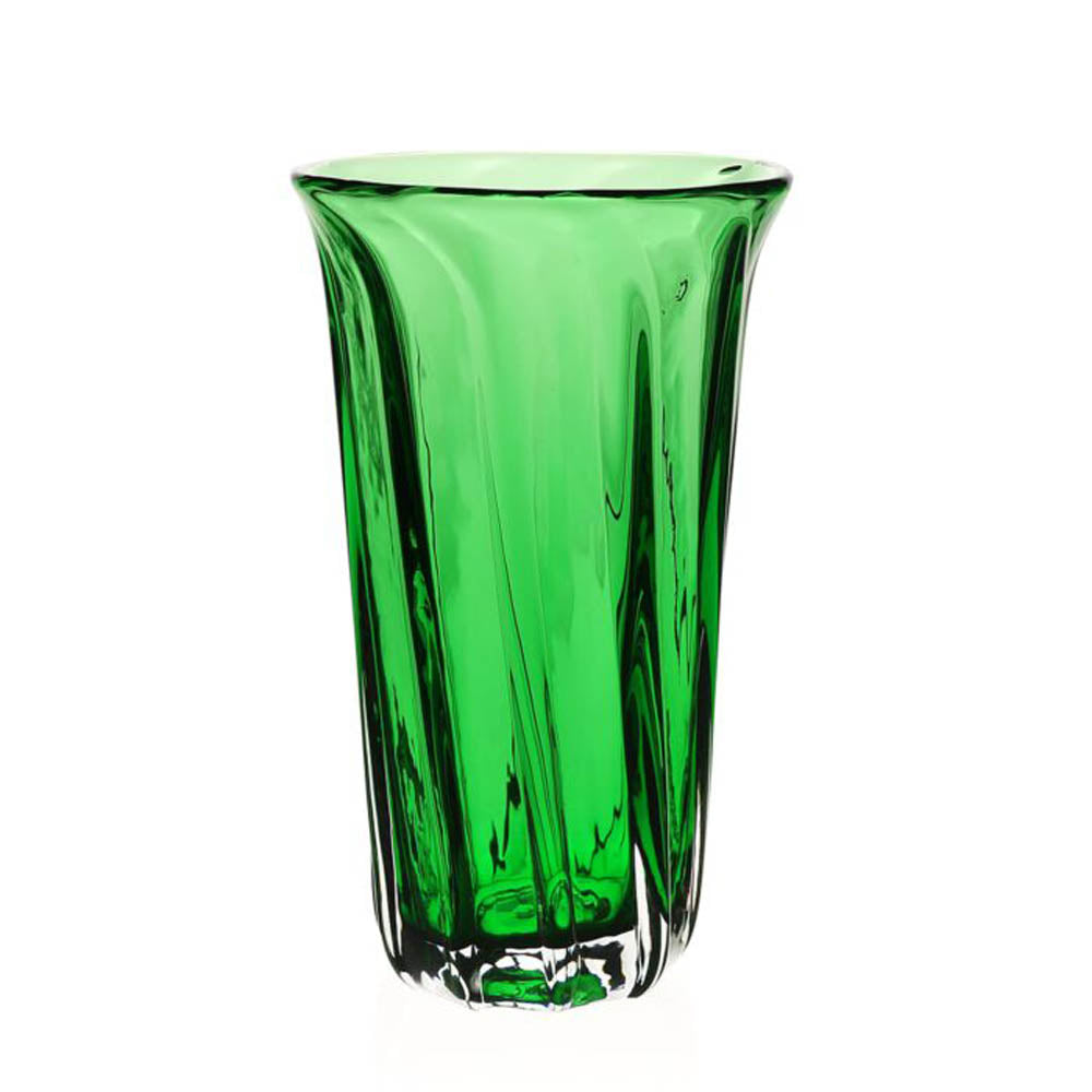 Amalfi Vase 12" / 30cm Green by William Yeoward