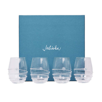 Amalia Stemless White Wine Glass - Set of 4 by Juliska Additional Image-1