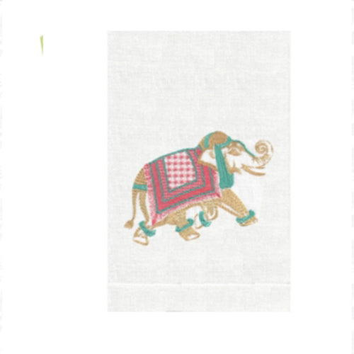 Anali - Eastern Elephant Linen Guest Towel