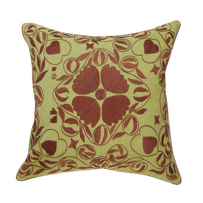 Anaya 20" Pillow Green By Bunny Williams Home