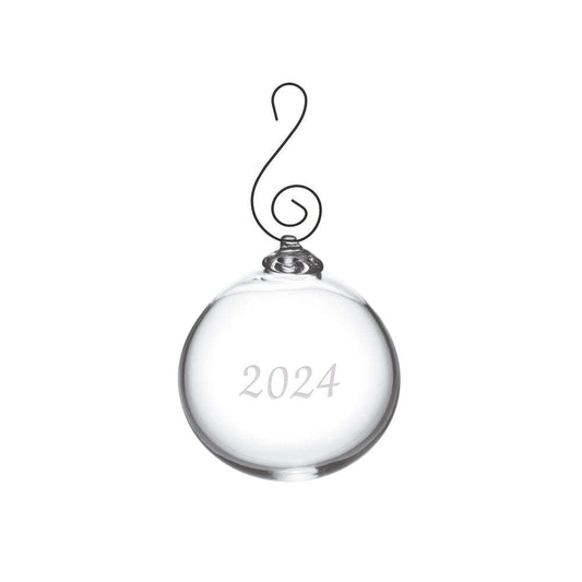 Annual Round Ornament by Simon Pearce