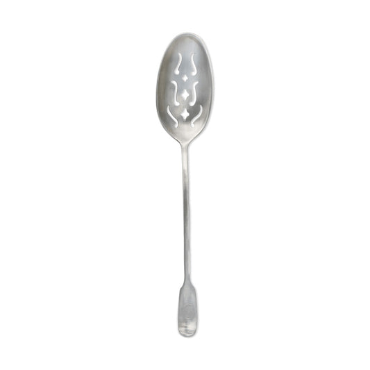 Antique Slotted Spoon by Match Pewter