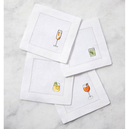 Aperitivo Cocktail Napkin - Set of 4 by SFERRA